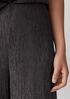 Woven Pliss&eacute; Wide-Leg Pant