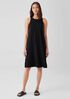 Stretch Jersey Knit Round Neck Tank Dress