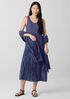 Crushed Silk Tiered Dress
