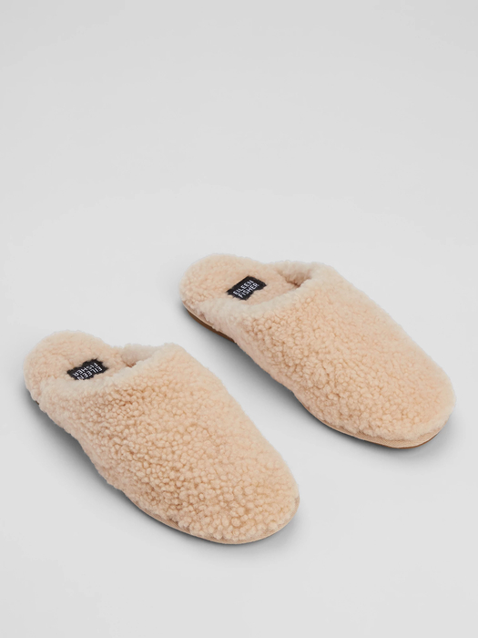 Shaggy Shearling Slipper