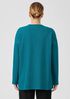 Organic Cotton Slubby Rib Knit Crew Neck Top