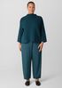 Peruvian Cotton Blend Funnel Neck Top