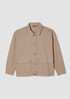 Garment-Dyed Utility Cotton Classic Collar Jacket