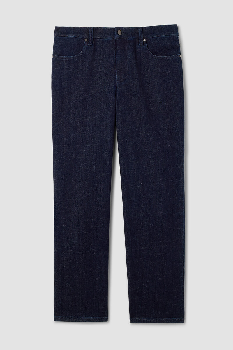 Cotton Stretch Denim Straight Jean Cotton Stretch Denim Straight Jean