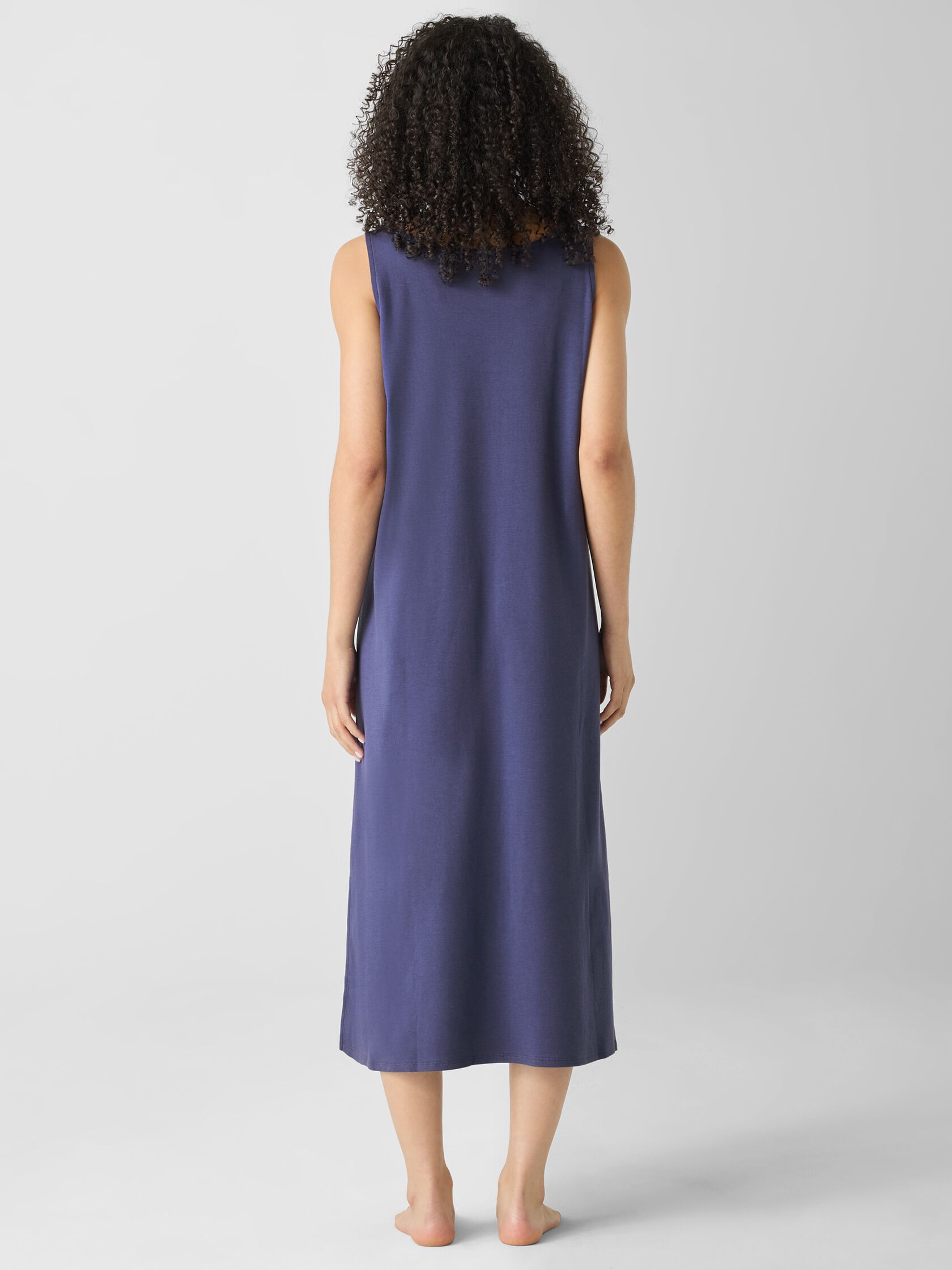 Organic Cotton Interlock Tank Sleep Dress