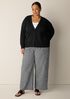 Organic Linen Cotton Slub Slouchy Cardigan