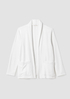 Organic Cotton French Terry Shawl Collar Jacket