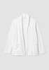 Organic Cotton French Terry Shawl Collar Jacket