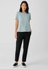 Organic Pima Cotton Jersey Round Neck Tee