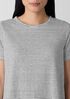 Striped Organic Linen Jersey Crew Neck Tee