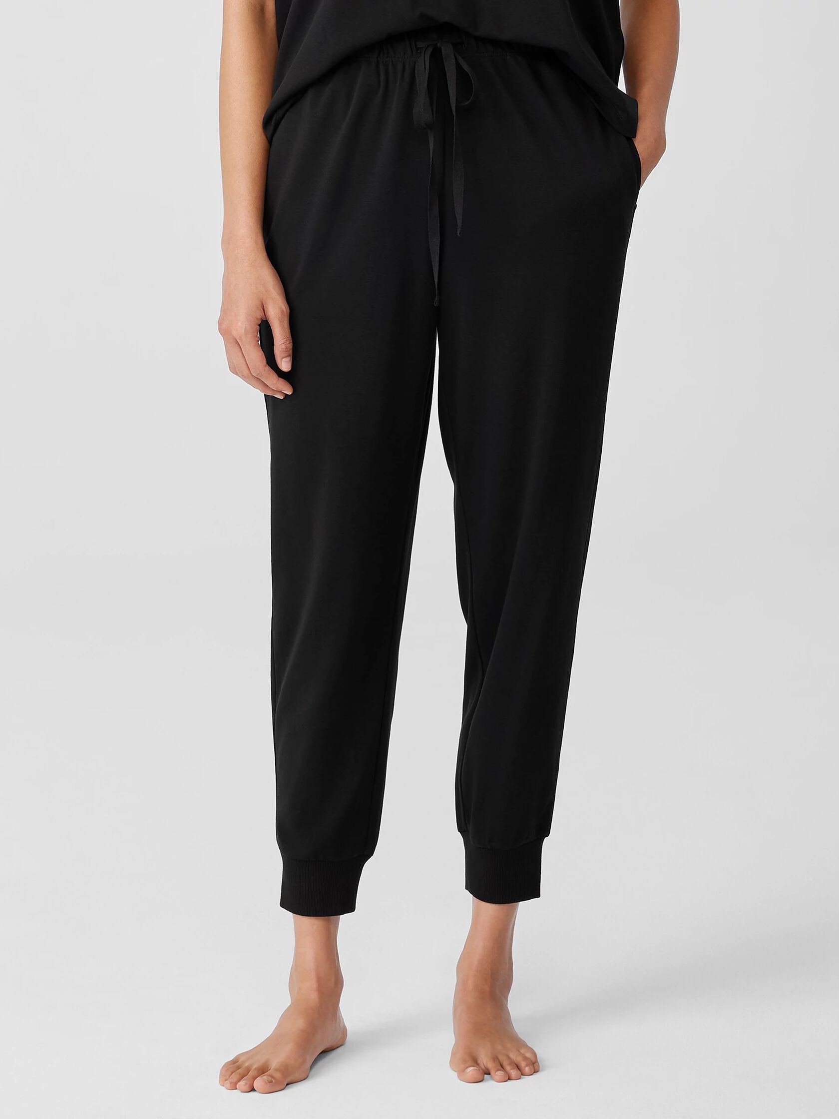 Organic Cotton Interlock Jogger Sleep Pant