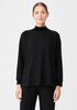 Cozy Brushed Terry Hug Turtleneck Top