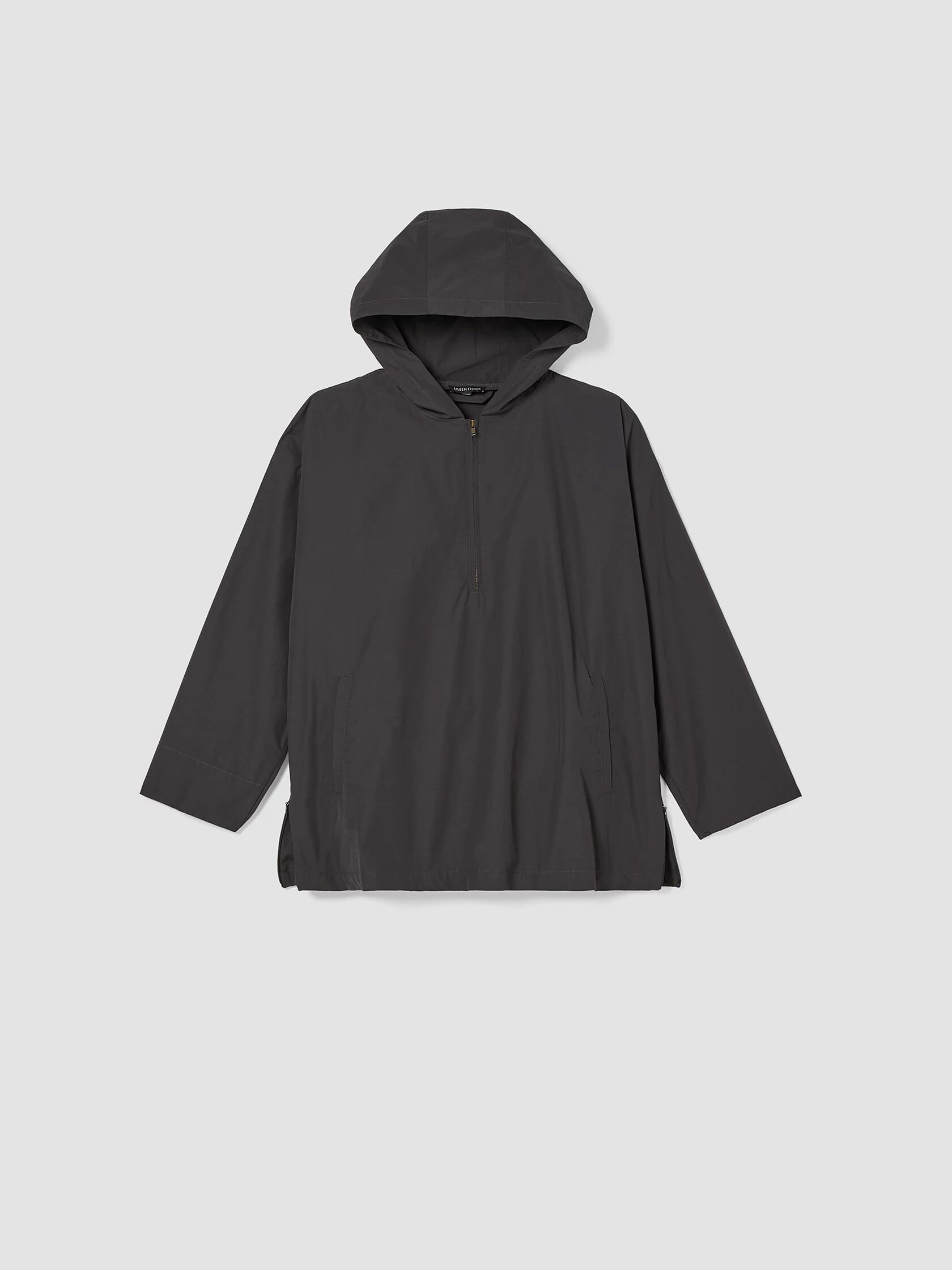 Light Organic Cotton Nylon Popover Jacket