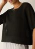 Organic Linen Cotton Round Neck Top