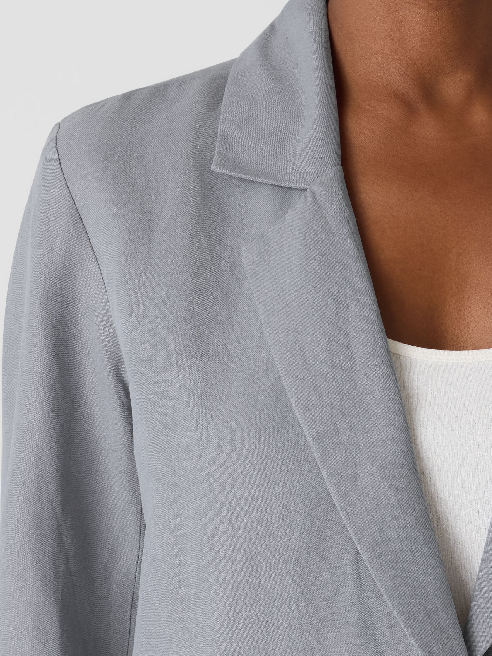 Linen Silk Twill Blazer