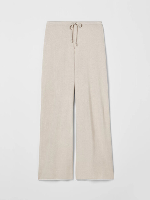 Peruvian Organic Cotton Blend Wide-Leg Pant