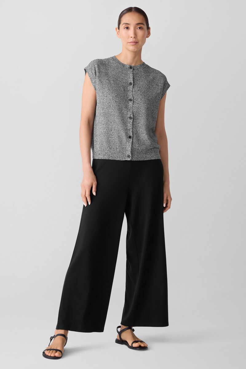 Stretch Jersey Knit Wide-Leg Pant Stretch Jersey Knit Wide-Leg Pant