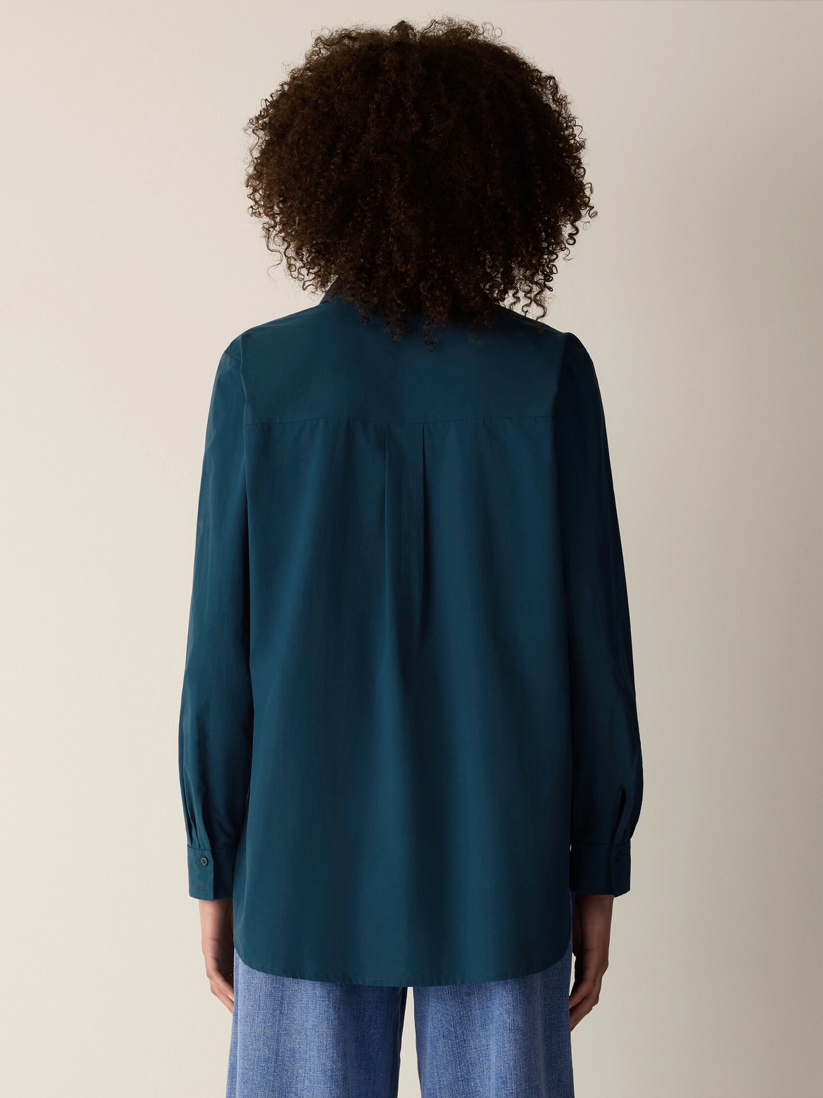Organic Cotton Poplin Classic Collar Shirt