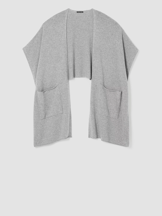 Recycled Cashmere Wool Pocket Wrap