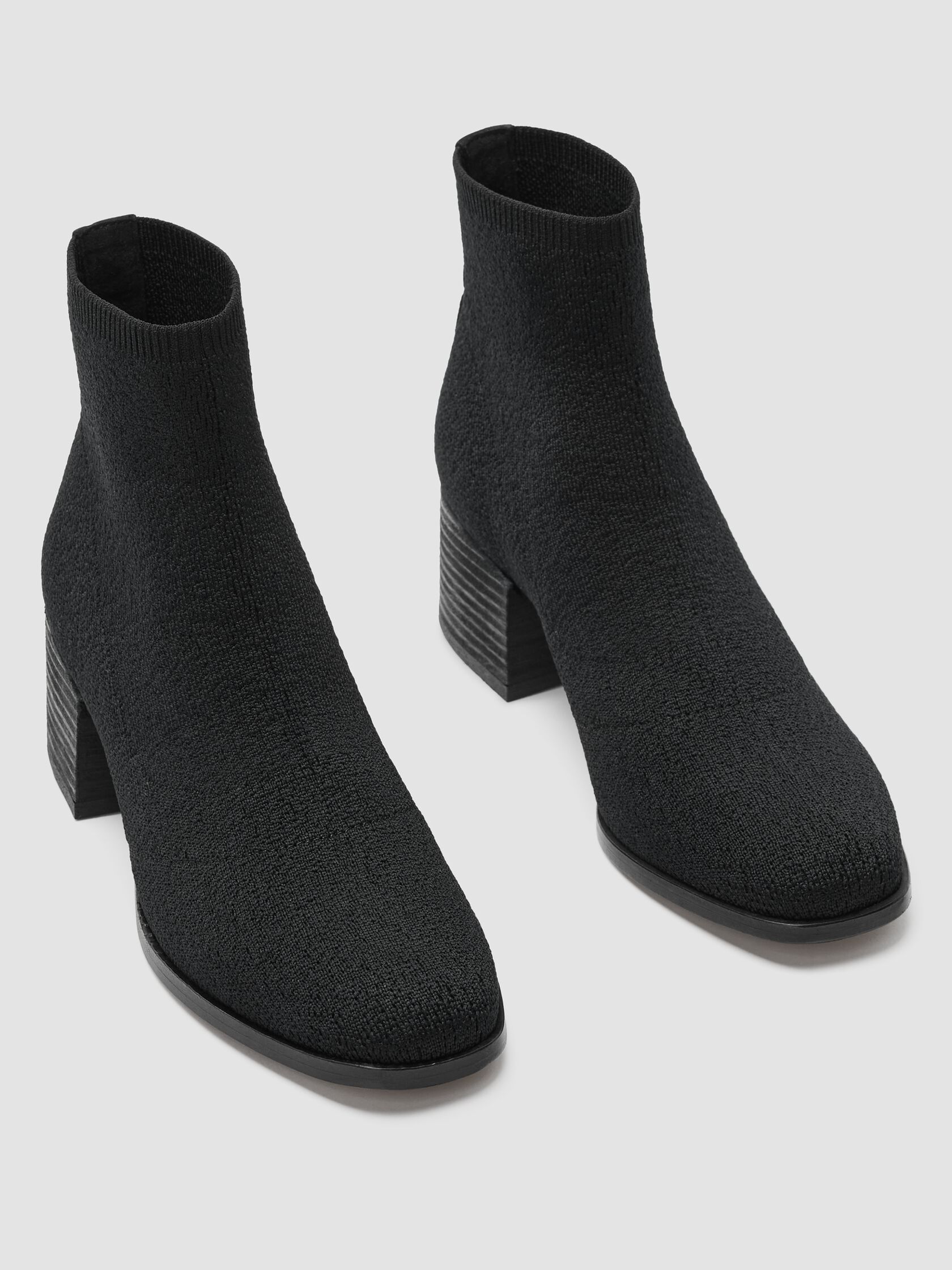 Paron Crepe Stretch Wedge Bootie