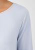 Cozy Organic Cotton Interlock Jewel Neck Top