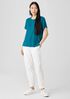 Organic Linen Jersey Crew Neck Tee