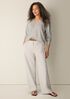 Garment-Dyed Utility Cotton Wide-Leg Pant