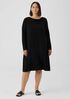 Fine Jersey Cowl Neck Dress