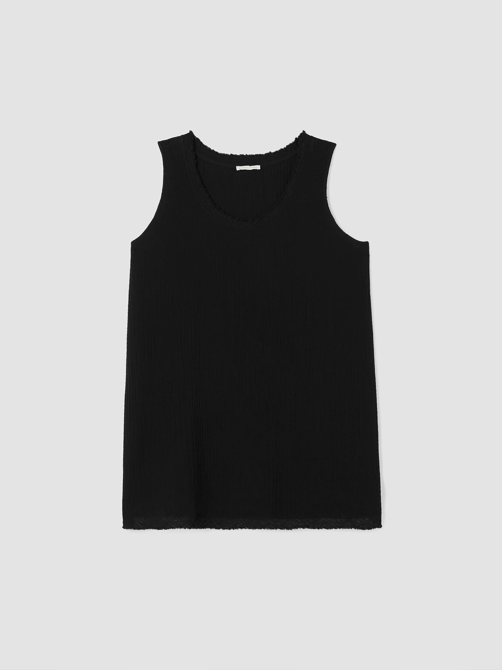 Organic Cotton Gauze Scoop Neck Tank