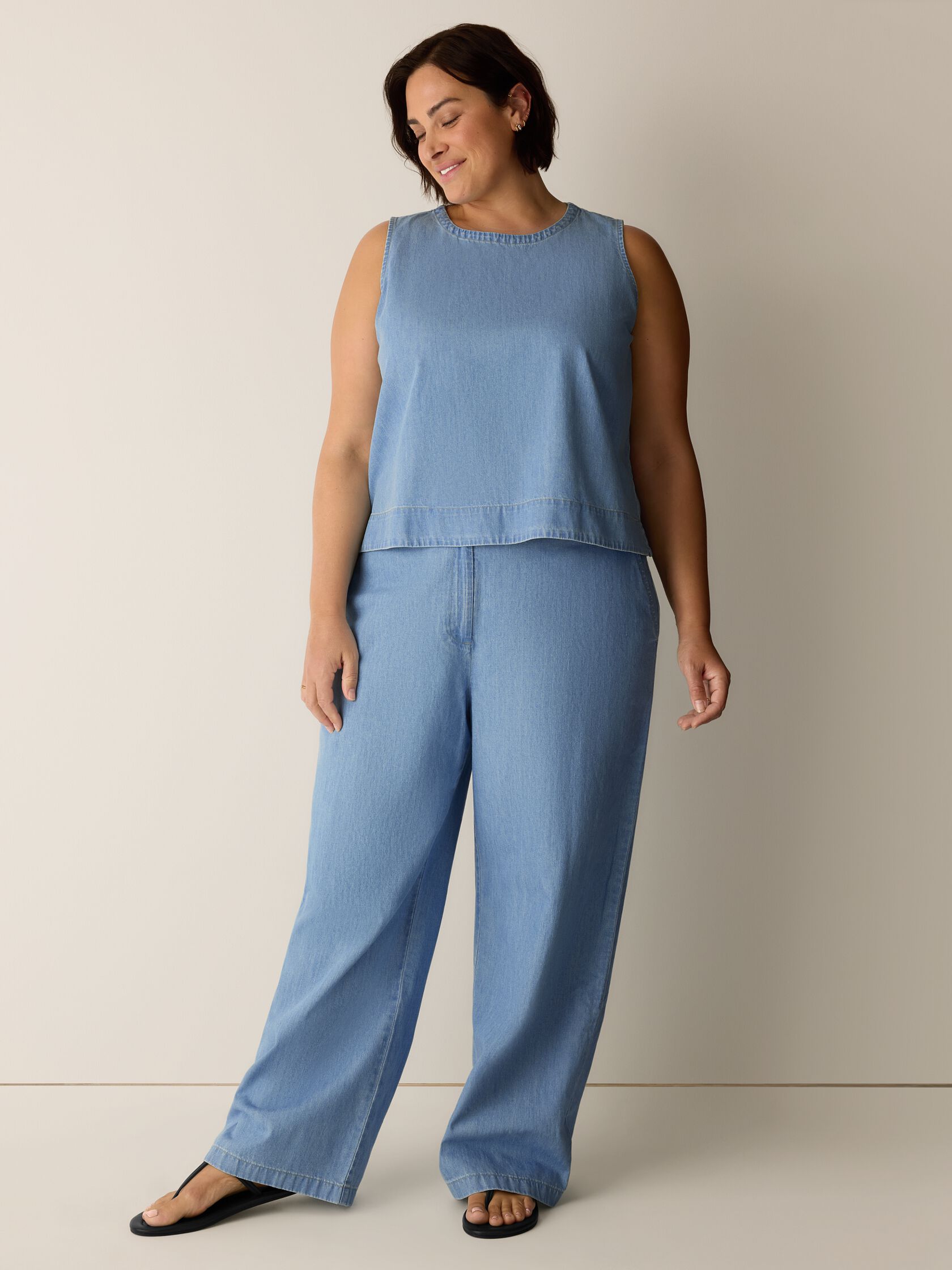 Lightweight Organic Cotton Denim Shell