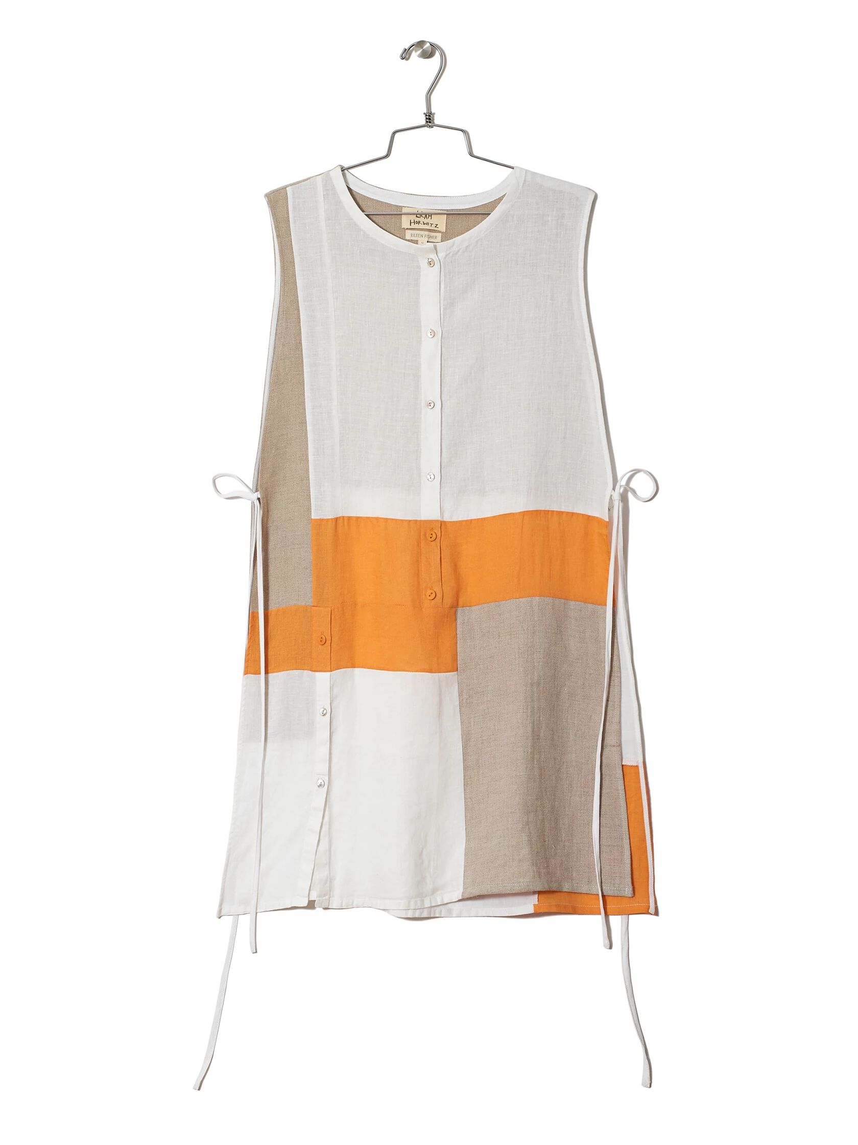 Resewn Linen Wrap Tunic