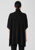 Italian Cashmere Turtleneck Poncho