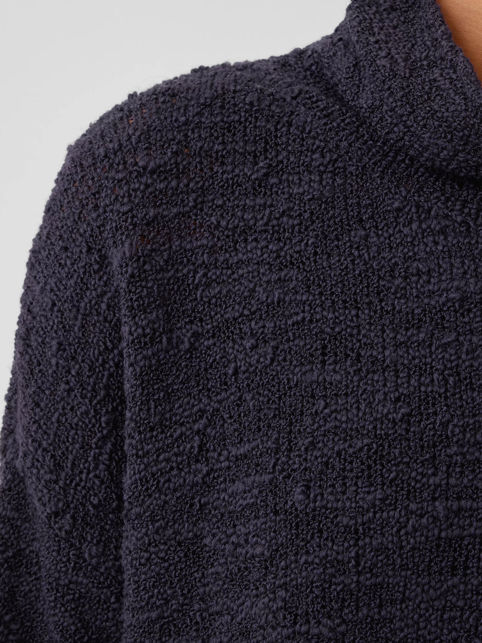 Wool Slub Turtleneck