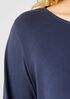 Cozy Organic Cotton Interlock Jewel Neck Top