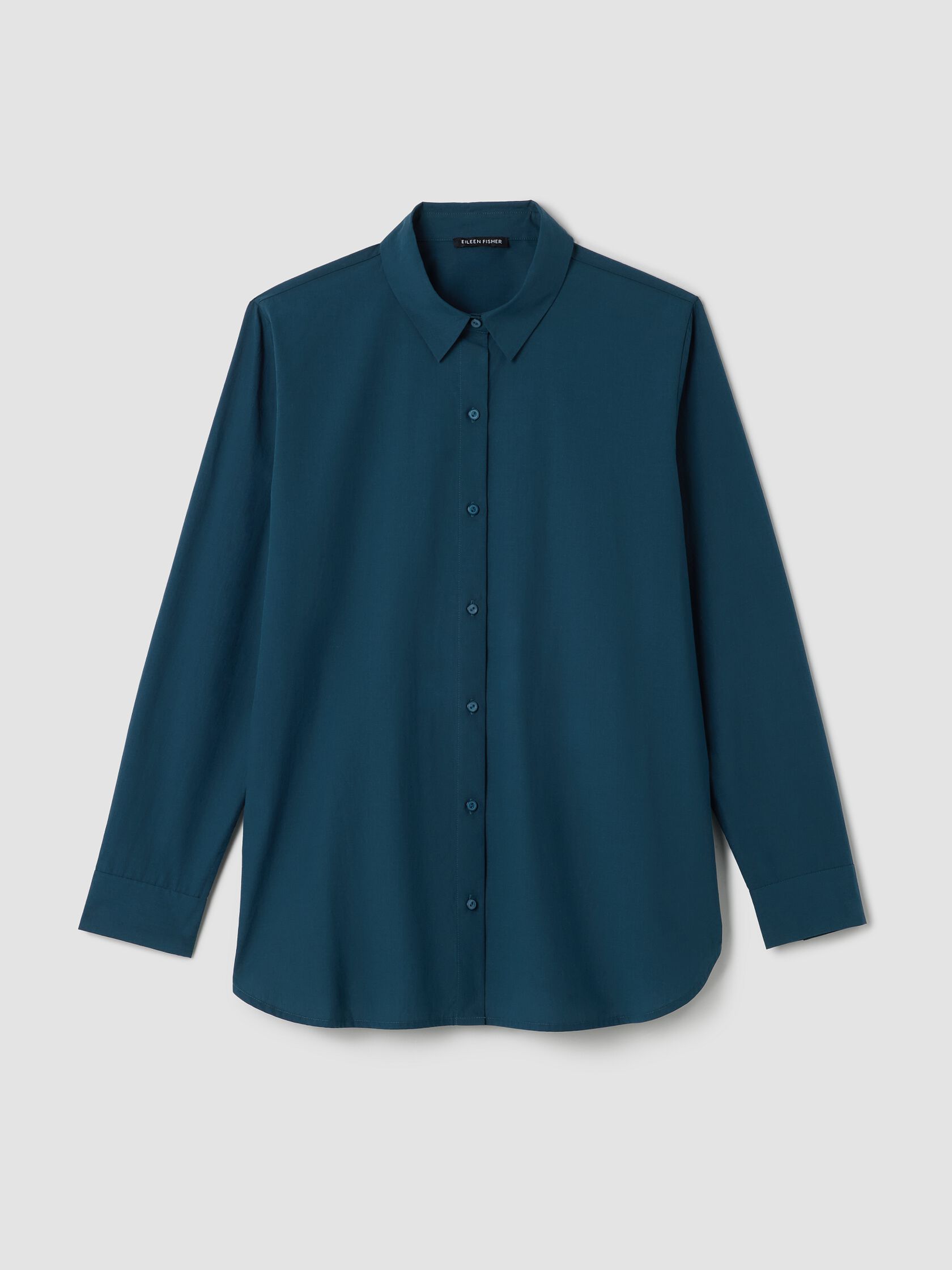 Organic Cotton Poplin Classic Collar Shirt
