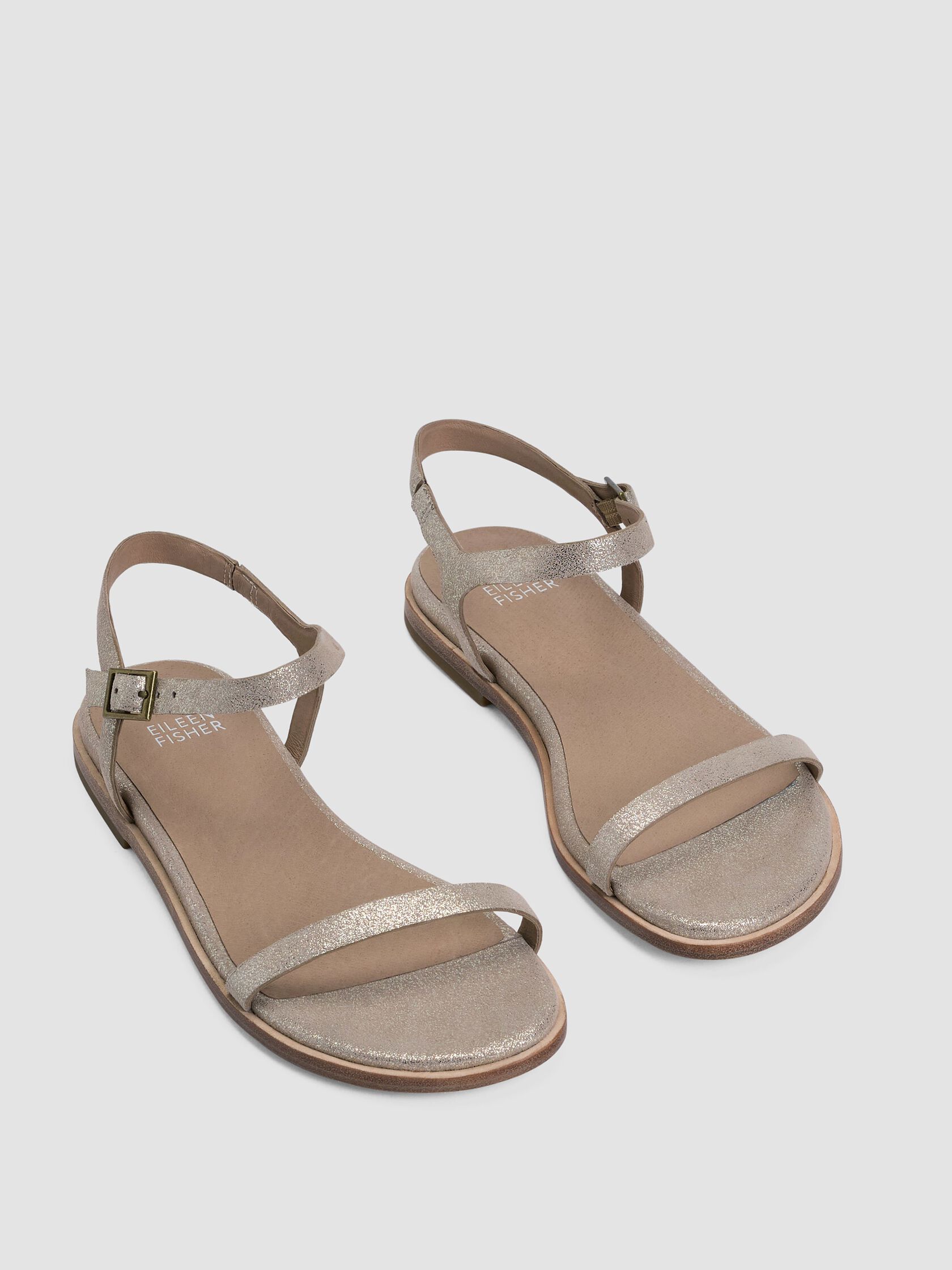 Kauia Metallic Suede Sandal