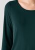 Stretch Silk Jersey Scoop Neck Top