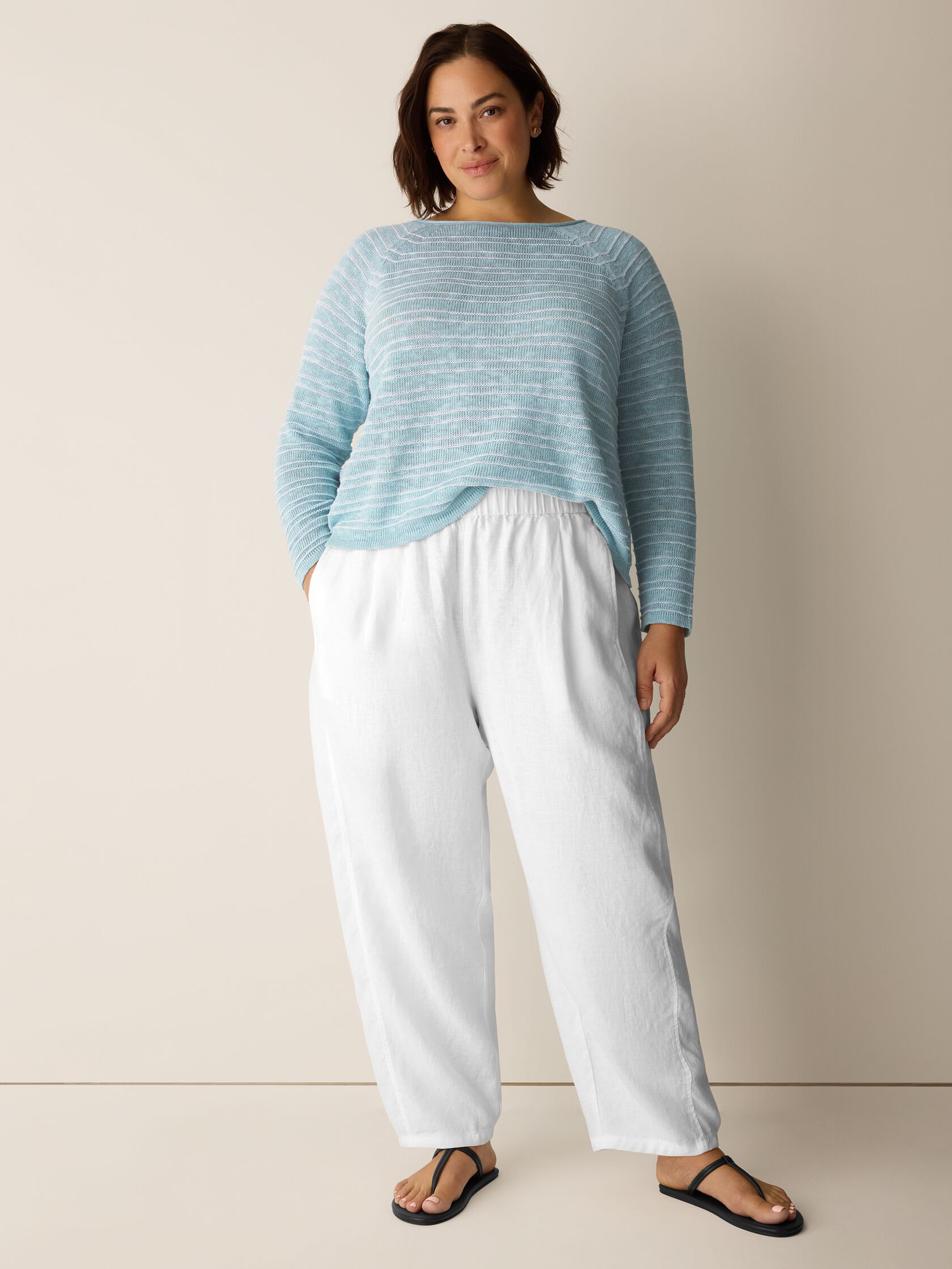 Organic Linen Lantern Pant