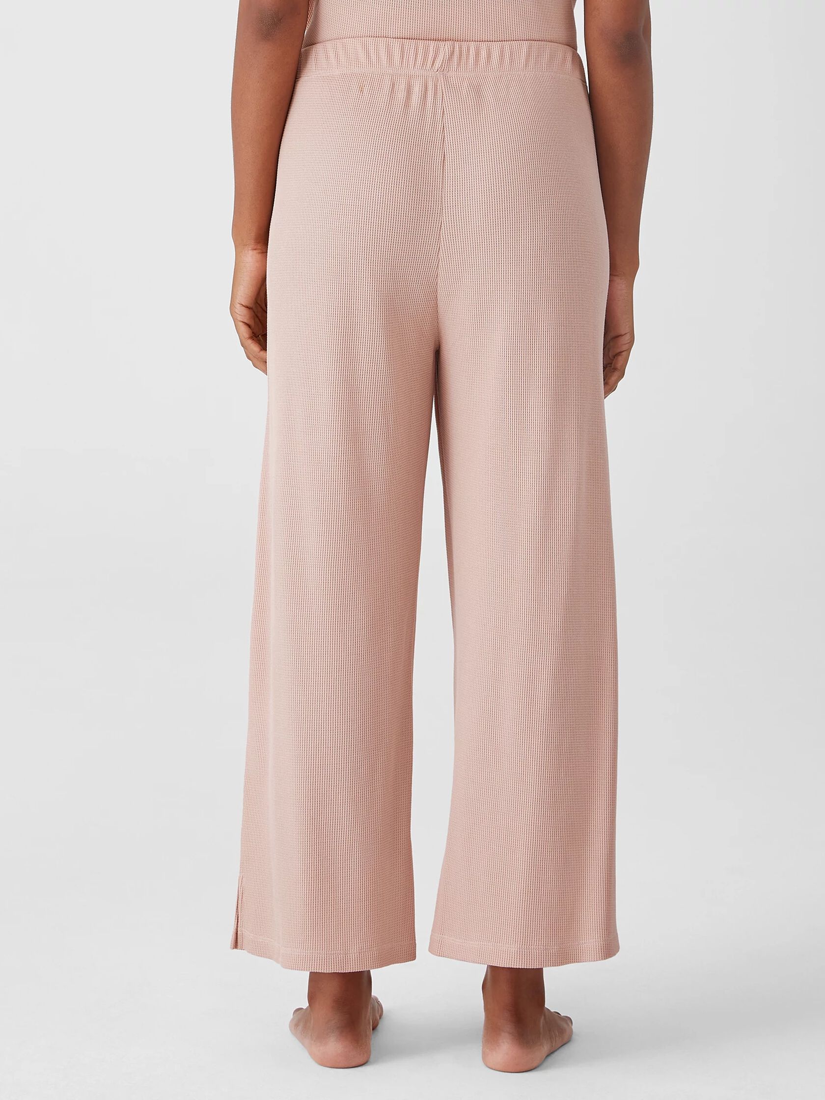 Cozy Organic Cotton Thermal Wide-Leg Pant
