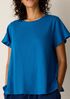 Organic Cotton Slubby Jersey Crew Neck Tee
