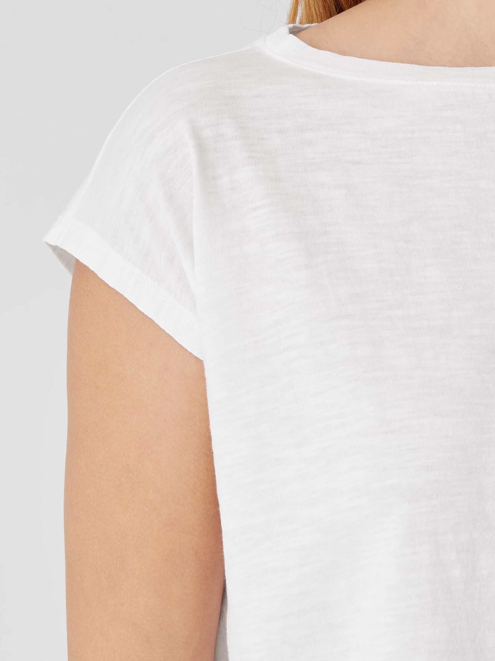 Organic Cotton Slub Square Top