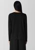 Fine Stretch Jersey Knit Asymmetrical Top