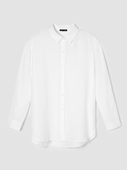 Organic Handkerchief Linen Classic Collar Shirt