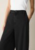 Cotton Stretch Denim Roomy Wide Trouser
