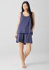 Organic Cotton Interlock U-Neck Sleep Tank