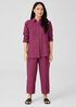 Washed Organic Linen Delave Classic Collar Shirt