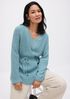 Peruvian Cotton Cloud V-Neck Cardigan