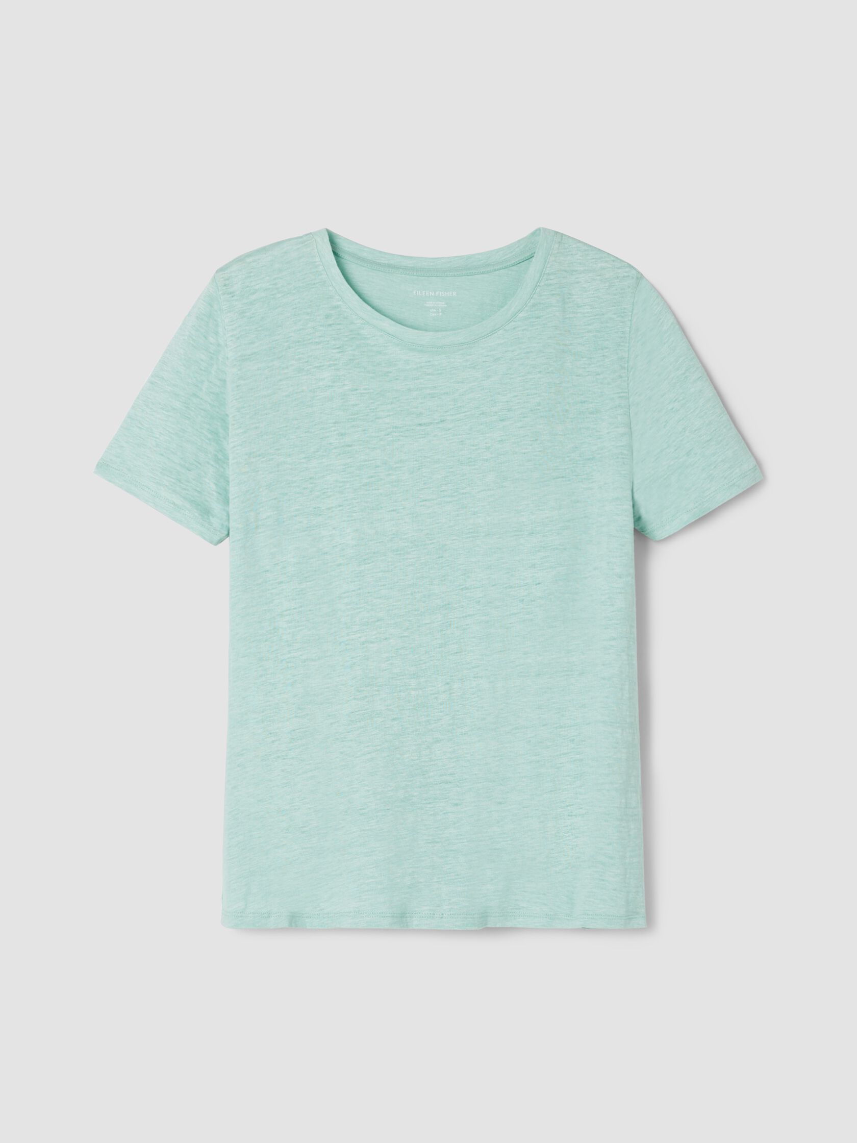 Organic Linen Jersey Crew Neck Tee