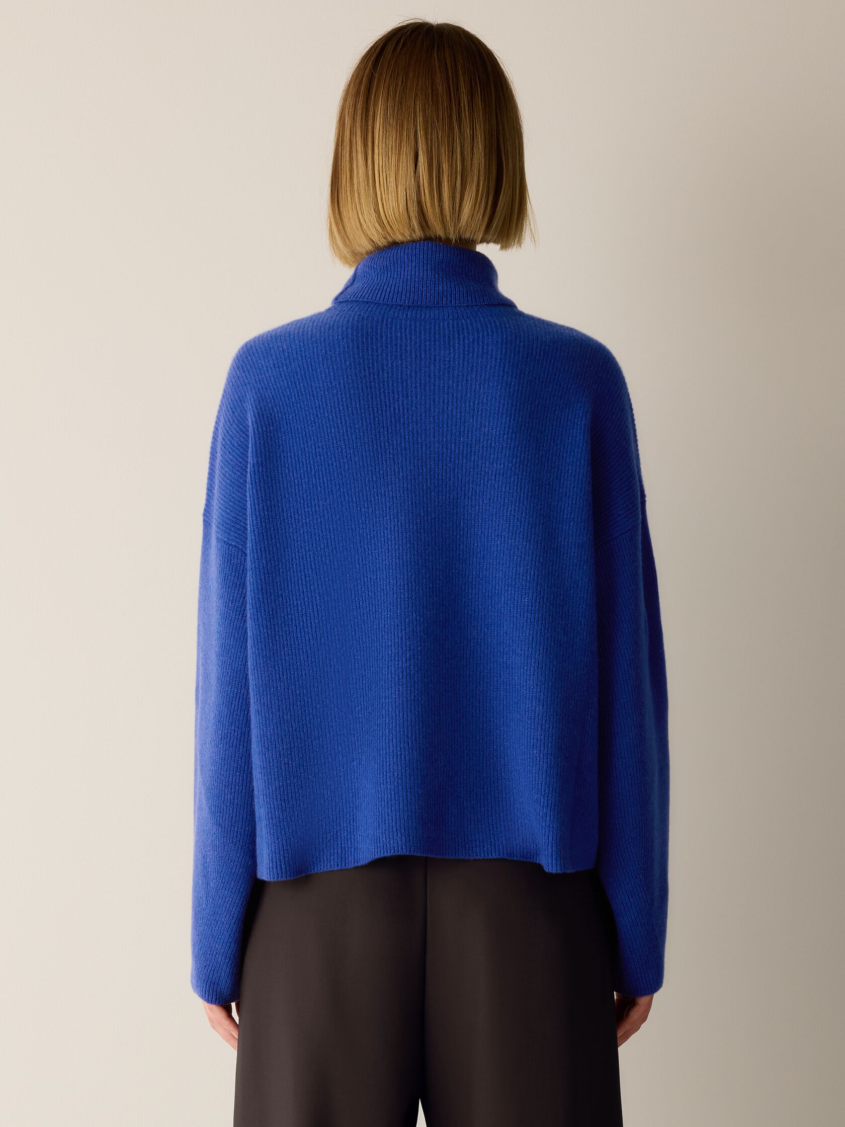 Italian Cashmere Turtleneck Top