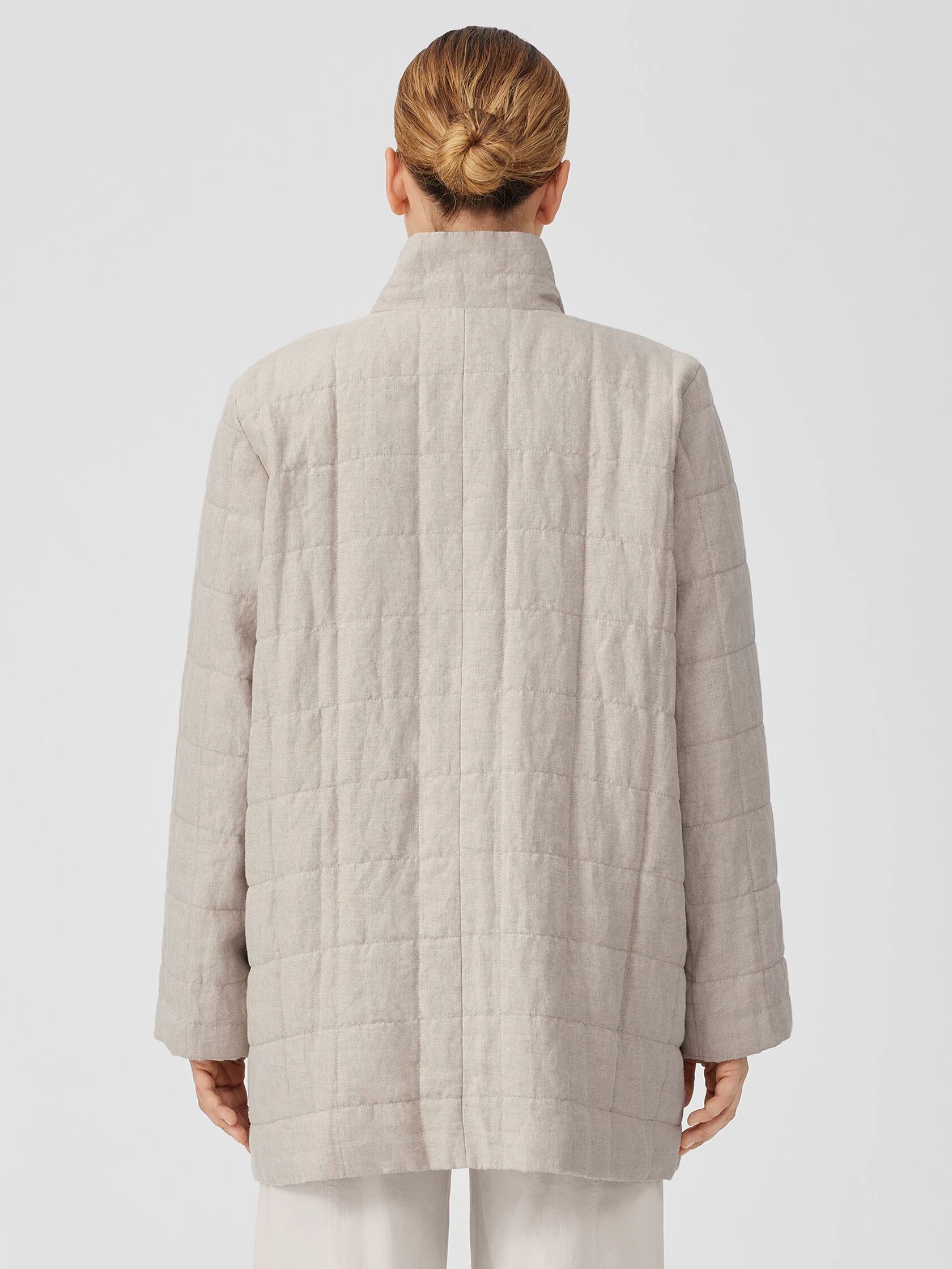 Organic Linen Quilted Jacket